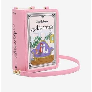 LOUNGEFLY Disney The Aristocats Storybook Convertible Crossbody Bag